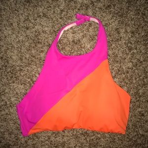 Halter swim top